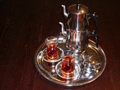 Eine typische türkische Teekanne